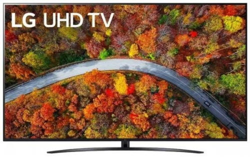 Телевизор LED LG 75 75UP81006LA.ADGG синяя сажа 4K Ultra HD 60Hz DVB-T DVB-T2 DVB-C DVB-S DVB-S2 USB WiFi Smart TV (RUS)