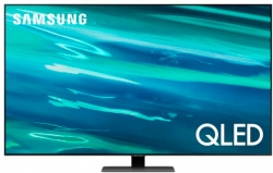 Телевизор QLED Samsung 55 QE55Q80AAUXRU Series 8 черненое серебро 4K Ultra HD 120Hz DVB-T2 DVB-C DVB-S2 WiFi Smart TV (RUS)