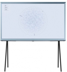 Телевизор QLED Samsung 43 QE43LS01TBUXRU The Serif голубой 4K Ultra HD 60Hz DVB-T2 DVB-C DVB-S2 USB WiFi Smart TV (RUS)