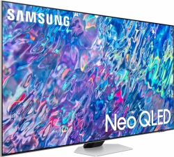Телевизор QLED Samsung QE85QN85BAUXCE черный/серебристый