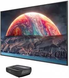 Телевизор Laser Hisense TV 100L9G-D12 черный