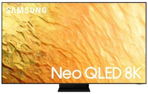 Телевизор QLED Samsung QE75QN800BUXCE черный 8K