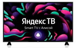 Телевизор LED BBK 55 55LEX-8243/UTS2C Яндекс.ТВ черный 4K Ultra HD 50Hz DVB-T2 DVB-C DVB-S2 WiFi Smart TV (RUS)