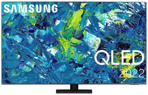 Телевизор QLED Samsung QE85Q70BAUXCE темно-серый
