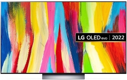 Телевизор OLED LG OLED77C24LA.ARUB темно-серый