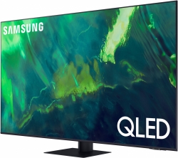 Телевизор QLED Samsung QE55Q70BAUXCE темно-серый