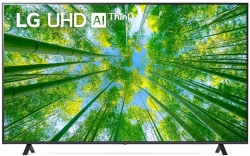 Телевизор LED LG 55UQ80006LB.ARUB металлический серый