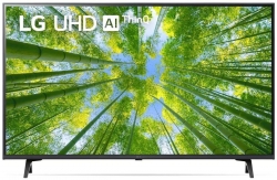Телевизор LED LG 43UQ80006LB.ARUB металлический серый