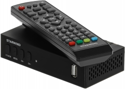 Ресивер DVB-T2 Starwind CT-240 черный