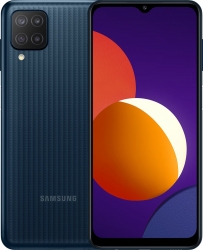 Смартфон Samsung SM-M127F Galaxy M12 32Gb 3Gb черный моноблок 3G 4G 2Sim 6.5 720x1600 Android 11 48Mpix 802.11 b/g/n NFC GPS GSM900/1800 GSM1900 Touc