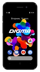 Смартфон Digma Q401 3G HIT 8Gb 1Gb FM черный моноблок 3G 2Sim 4 480x800 Android 7.0 2Mpix 802.11 b/g/n GSM900/1800 GSM1900 TouchSc FM microSD max32Gb