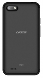 Смартфон Digma Q401 3G HIT 8Gb 1Gb FM черный моноблок 3G 2Sim 4 480x800 Android 7.0 2Mpix 802.11 b/g/n GSM900/1800 GSM1900 TouchSc FM microSD max32Gb