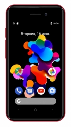 Смартфон Digma Q401 3G HIT 8Gb 1Gb FM красный моноблок 3G 2Sim 4 480x800 Android 7.0 2Mpix 802.11 b/g/n GSM900/1800 GSM1900 TouchSc FM microSD max32G