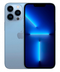 Смартфон Apple A2638 iPhone 13 Pro 128Gb 6Gb небесно-голубой моноблок 3G 4G 1Sim 6.1 1170x2532 iOS 15 12Mpix 802.11 a/b/g/n/ac/ax NFC GPS GSM900/1800