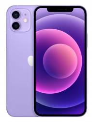 Смартфон Apple A2403 iPhone 12 128Gb 4Gb фиолетовый моноблок 3G 4G 1Sim 6.1 1170x2532 iOS 14 12Mpix 802.11 a/b/g/n/ac/ax NFC GPS TouchSc Protect