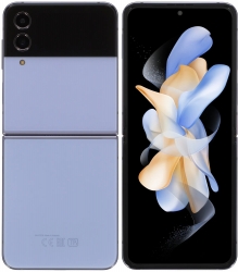 Смартфон Samsung SM-F721B Galaxy Z Flip 4 256Gb 8Gb голубой раскладной 3G 4G 1Sim 6.7 1080x2640 Android 12 12Mpix 802.11 a/b/g/n/ac/ax NFC GPS GSM900