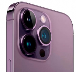 Смартфон Apple A2890 iPhone 14 Pro 128Gb 6Gb фиолетовый моноблок 3G 4G 1Sim 6.1 1179x2556 iOS 16 48Mpix 802.11 a/b/g/n/ac/ax NFC GPS GSM900/1800 GSM1