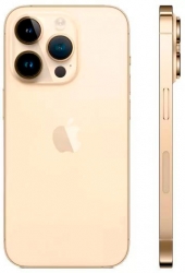Смартфон Apple A2890 iPhone 14 Pro 256Gb 6Gb золотой моноблок 3G 4G 1Sim 6.1 1179x2556 iOS 16 48Mpix 802.11 a/b/g/n/ac/ax NFC GPS GSM900/1800 GSM1900