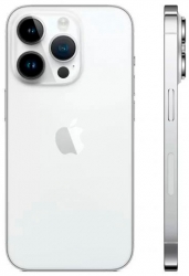 Смартфон Apple A2890 iPhone 14 Pro 128Gb 6Gb серебристый моноблок 3G 4G 1Sim 6.1 1179x2556 iOS 16 48Mpix 802.11 a/b/g/n/ac/ax NFC GPS GSM900/1800 GSM