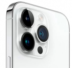 Смартфон Apple A2890 iPhone 14 Pro 128Gb 6Gb серебристый моноблок 3G 4G 1Sim 6.1 1179x2556 iOS 16 48Mpix 802.11 a/b/g/n/ac/ax NFC GPS GSM900/1800 GSM