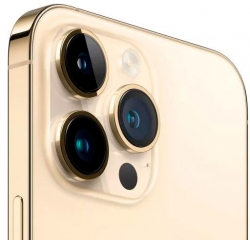 Смартфон Apple A2893 iPhone 14 Pro Max 128Gb 6Gb золотой моноблок 3G 4G 1Sim 6.7 1290x2796 iOS 16 48Mpix 802.11 a/b/g/n/ac/ax NFC GPS GSM900/1800 GSM