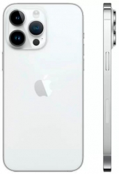 Смартфон Apple A2893 iPhone 14 Pro Max 256Gb 6Gb серебристый моноблок 3G 4G 1Sim 6.7 1290x2796 iOS 16 48Mpix 802.11 a/b/g/n/ac/ax NFC GPS GSM900/1800