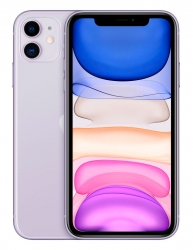 Смартфон Apple A2221 iPhone 11 64Gb 4Gb фиолетовый моноблок 3G 4G 1Sim 6.1 828x1792 iOS 15 12Mpix 802.11 a/b/g/n/ac/ax NFC GPS Protect