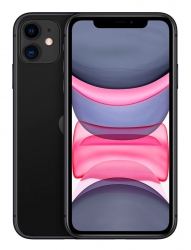 Смартфон Apple A2221 iPhone 11 128Gb 4Gb черный моноблок 3G 4G 1Sim 6.1 828x1792 iOS 15 12Mpix 802.11 a/b/g/n/ac/ax NFC GPS TouchSc