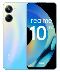Смартфон Realme RMX3661 10 Pro 5G 128Gb 8Gb голубой моноблок 3G 4G 2Sim 6.72 2400x1080 Android 13 108Mpix 802.11 a/b/g/n/ac/ax NFC GPS GSM900/1800 GS