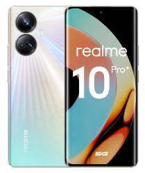Смартфон Realme RMX3686 10 Pro+ 5G 128Gb 8Gb золотой моноблок 3G 4G 2Sim 6.7 2400x1080 Android 13 108Mpix 802.11 a/b/g/n/ac/ax NFC GPS GSM900/1800 GS