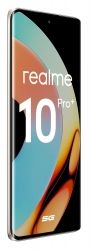 Смартфон Realme RMX3686 10 Pro+ 5G 128Gb 8Gb золотой моноблок 3G 4G 2Sim 6.7 2400x1080 Android 13 108Mpix 802.11 a/b/g/n/ac/ax NFC GPS GSM900/1800 GS