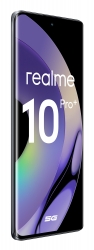 Смартфон Realme RMX3686 10 Pro+ 5G 128Gb 8Gb черный моноблок 3G 4G 2Sim 6.7 2400x1080 Android 13 108Mpix 802.11 a/b/g/n/ac/ax NFC GPS GSM900/1800 GSM