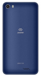 Смартфон Digma X1 3G Linx 16Gb 1Gb FM темно-синий моноблок 3G 2Sim 5 720x1280 Android 8.1 8Mpix 802.11 b/g/n GPS GSM900/1800 GSM1900 TouchSc FM micro