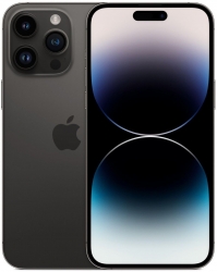 Смартфон Apple A2896 iPhone 14 Pro Max 128Gb 6Gb черный космос моноблок 3G 4G 2Sim 6.7 1290x2796 iOS 16 48Mpix 802.11 a/b/g/n/ac/ax NFC GPS GSM900/18