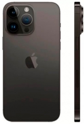 Смартфон Apple A2893 iPhone 14 Pro Max 128Gb 6Gb черный космос моноблок 3G 4G 1Sim 6.7 1290x2796 iOS 16 48Mpix 802.11 a/b/g/n/ac/ax NFC GPS GSM900/18