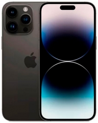 Смартфон Apple A2893 iPhone 14 Pro Max 256Gb 6Gb черный космос моноблок 3G 4G 1Sim 6.7 1290x2796 iOS 16 48Mpix 802.11 a/b/g/n/ac/ax NFC GPS GSM900/18