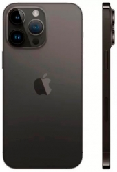 Смартфон Apple A2893 iPhone 14 Pro Max 256Gb 6Gb черный космос моноблок 3G 4G 1Sim 6.7 1290x2796 iOS 16 48Mpix 802.11 a/b/g/n/ac/ax NFC GPS GSM900/18