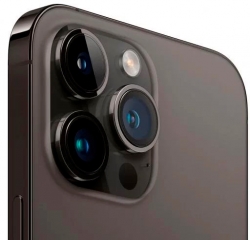 Смартфон Apple A2893 iPhone 14 Pro Max 256Gb 6Gb черный космос моноблок 3G 4G 1Sim 6.7 1290x2796 iOS 16 48Mpix 802.11 a/b/g/n/ac/ax NFC GPS GSM900/18