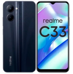 Смартфон Realme C33 128Gb 4Gb черный моноблок 3G 4G 6.5 1600x720 Android 12 50Mpix 802.11 a/b/g/n/ac NFC GPS GSM900/1800 GSM1900 TouchSc