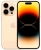 Смартфон Apple A2889 iPhone 14 Pro 256Gb 6Gb золотой моноблок 3G 4G 1Sim 6.1 1179x2556 iOS 16 48Mpix 802.11 a/b/g/n/ac/ax NFC GPS GSM900/1800 GSM1900