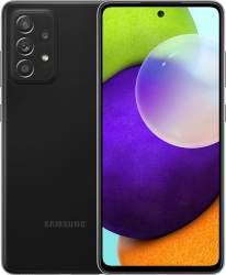 Смартфон Samsung SM-A525F Galaxy A52 128Gb 6Gb черный моноблок 3G 4G 2Sim 6.5 1080x2400 Android 12 64Mpix 802.11 a/b/g/n/ac NFC GPS Protect microSDXC