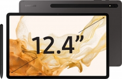 Планшет Samsung Galaxy Tab S8+ SM-X806 Snapdragon 898 2.99 8C RAM8Gb ROM128Gb 12.4 Super AMOLED 2800x1752 3G 4G ДА Android 12 графит 13Mpix 12Mpix BT