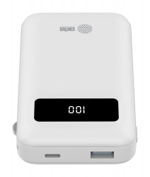Мобильный аккумулятор Cactus CS-PBFSNT-10000 10000mAh 3A 1xUSB белый