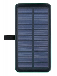 Мобильный аккумулятор Cactus CS-PBFSPT-10000 10000mAh 2.1A 2xUSB солн.бат. черный