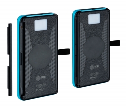 Мобильный аккумулятор Cactus CS-PBFSPT-10000 10000mAh 2.1A 2xUSB солн.бат. черный