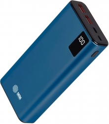 Мобильный аккумулятор Cactus CS-PBFSYT-20000 20000mAh 3A 2xUSB синий