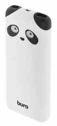 Мобильный аккумулятор Buro RA-10000PD 10000mAh 2.1A 2xUSB белый (RA-10000PD-WT)