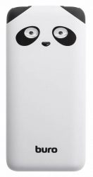 Мобильный аккумулятор Buro RA-10000PD 10000mAh 2.1A 2xUSB белый (RA-10000PD-WT)