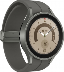 Смарт-часы Samsung Galaxy Watch 5 Pro 45мм 1.4 AMOLED корп.серый рем.серый (SM-R920NZTACIS)
