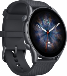 Смарт-часы Amazfit GTR 3 Pro A2040 1.45 AMOLED корп.черный рем.черный разм.брасл.:127-210мм